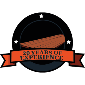 20 years of Experience badge